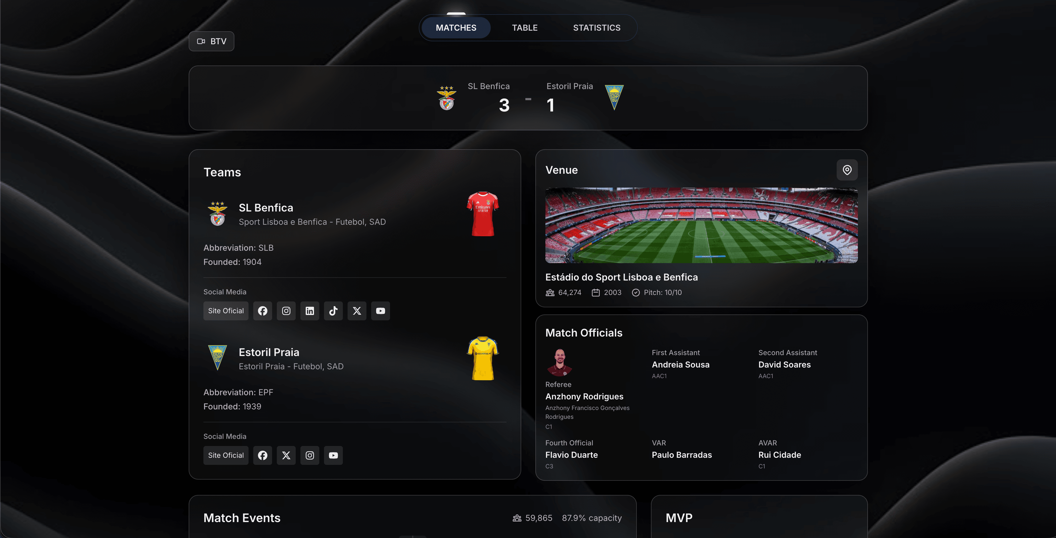 Scoreline Screenshot 2